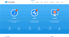 Desktop Screenshot of ej-technologies.com